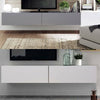 Wall Mounted TV Cabinet Furniture Entertainment Unit Body 140 or 180cm Floating