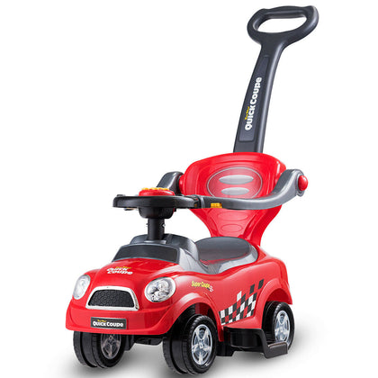 3 in 1 Convertible Baby Stroller Toddler Ride on Push Car W/ Parent Push Handle
