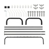 Heavy Duty Metal Clothes Rail Hanging Rack Garment Display Stand Storage Shelf✨