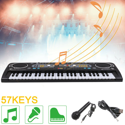 MUSICAL KEYBOARD PIANO 54 KEYS ELECTRONIC ELECTRIC DIGITAL BEGINNER ADULT SETS