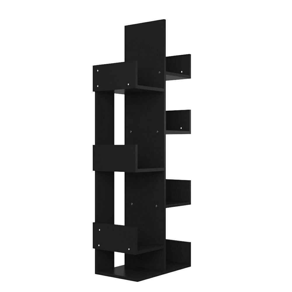 Industrial Wooden Bookcase Book Shelf Storage Display Shelving Unit Home Office