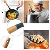 9pc Kitchen Utensil Cooking Set - Silicone/Stainless Steel/Wooden for Pots Pans