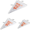 100 Easy Grip Piping Bags Disposable Icing Pastry Cupcake Baking Bags Tear-Proof
