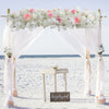 Artificial Flower Gypsophila Wedding Arch Road Guide Garland Runner Party Decor