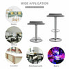 2x Breakfast Bar Stool PU Leather 360°Swivel Kitchen Metal Base Gas Lift Chair