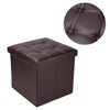 Folding Storage Ottoman Seat Stool Footstool Toy Storage Box Bedroom Living Room