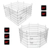 Pet Dog Pen 8 Panel Puppy Rabbit Playpen Run Crate Cage Foldable Enclosure Fence