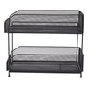 2 Tier Pull Out Basket Under Sink Kitchen Cupboard Organiser Drawer Storage Rack