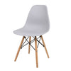 1/2/4 Dining Table Chairs Solid Wood Legs Retro Lounge Plastic Home Office Chair