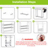 Heavy Duty Garment Rack Clothes Rail Coat Shoe Storage Hanging Standing Shelf UK
