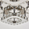 LED Ceiling Lamp Luxury Crystal Chandelier Remote Dimmable Living Room Kitchen