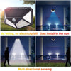 100 LED Solar Powered PIR Motion Sensor Wall Lights Outdoor Garden Security Lamp