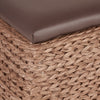 Hartleys Small Brown Storage Ottoman Footstool/Bench/Pouffe Toy Trunk Box