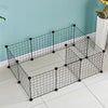 12Pcs Small Pet Pen Bunny Cage Dogs Playpen Fence Puppy Guinea Pig Bunny DIY New