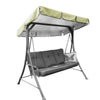 Replacement Canopy For Swing Seat 3 Seater Sizes Garden Hammock Cover Black UK