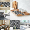 18pcs Marble Mosaic Kitchen Bathroom Self-adhesive Wall Tiles Stick ON Stickers