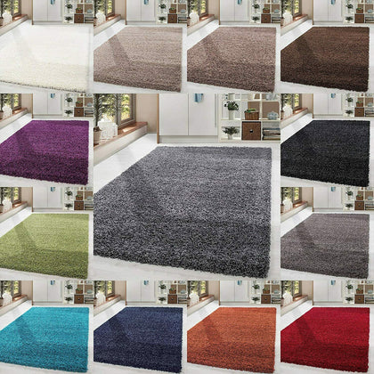 Shaggy Rugs Mat Shaggy Area Carpet Fluffy Floor Rug Soft Thick Home Living Room