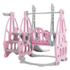 Toddler Garden Swing Slide & Climber Kids Baby Home Outdoor Playground Toy Pink