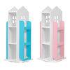 Rotating Kids Childrens Book Shelf MDF Storage Rack Organizer Bookcase Bookshelf