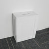 Grey/White Wooden Bathroom Storage Box Toilet Product Storage Tidy Box Unit New
