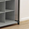 UK Bathroom Storage Cabinet 16 Grids Cupboard Free Standing Unit Rack Shelf
