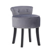 Dressing Table Chair Small Guest Reception Stool Stud Button Padded Seat Bedroom