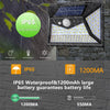 4x Solar Wall Light PIR Motion Sensor 118LED Outdoor Garden Security Street Lamp