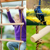 5 Rung Kids Rope Ladder Swing for Outdoor Tree House & Children's Climbing Frame
