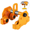 Push Beam Trolley 2 Ton Adjustable Screw Type Push Roller Trolley 4400 Lbs