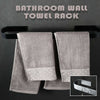 25cm New Towel Rail Rack Holder Wall Mounted Bathroom Shelf Stainless steel UK