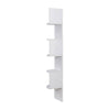 Floating Corner Shelf Wall Mounted Bookshelf Storage Display Unit 5 Tier UK