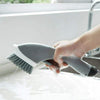 Kitchen Bathroom Cleaning Brush Liquid Water Spraying Washing Up Dish Brushes UK