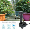 Solar Powered Floating Pump Water Fountain Home Birdbath Garden Pool Pond Decor