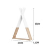 Nordic Wooden Triangle Wall Mounted Shelf Display Rack Storage Kids Room Decor