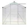 Garden Greenhouse Polycarbonate Plant Grow Aluminium Frame 4x6ft, 8x6ft, 10x6ft