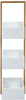 3 Tier Bamboo & MDF Bathroom Bedroom Storage Caddy Unit - 22 x 11 x 81(H)cm