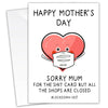 Funny Mothers Day Card For Mum From Son Daughter Lockdown 2021 Boris Mask Design