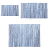 100% Recycled Cotton Handmade Denim Chindi Floor Rug, in 4 Sizes