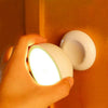 Automatic Motion Sensor Night Light 360° Rotating LED Wall Lamp USB Rechargeable