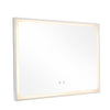 Illuminated LED Bathroom Mirror with Touch Switch Demister 3X Magnifier Lights