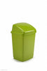 Plastic Flip Top Rectangle Bullet Waste Bin Paper Rubbish Kitchen Swing Bins W/F
