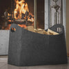 Felt Firewood Basket Storage Bag With Carrying Handles For Firewood Magazine Toy