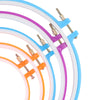 5 PCS Cross Stitch Hoop Set Kit 4.9 Inches To 10.6 Inches Embroidery Tool