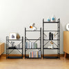 3-4-5 Tiers Storage Shelving Unit Bookcase Bookshelf Wood Metal Rack Organizer