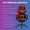 Gaming Chair Executive Office Chair Recliner Computer Desk Seat With Footrest UK