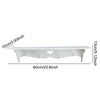 Heart Shaped Floating Wall Shelf Bookshelf Display Storage With Coat Hooks Set