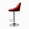 2* Bar Stools PU Faux Leather Swivel Gas Lift Kitchen Breakfast Pub Red