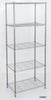 4 / 5 Tier Silver Metal Storage Rack/Shelving Wire Shelf Kitchen/Office