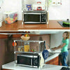2 Tier Microwave Oven Rack Stand Shelf Holder Kitchen Tools Storage Organiser P3