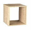 FREE STANDING CUBE 2 3 4 TIER WOODEN BOOKCASE STORAGE SHELF UNIT DISPLAY WOOD